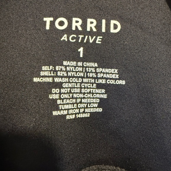 Torrid Black Athletic Skort - Picture 12 of 12